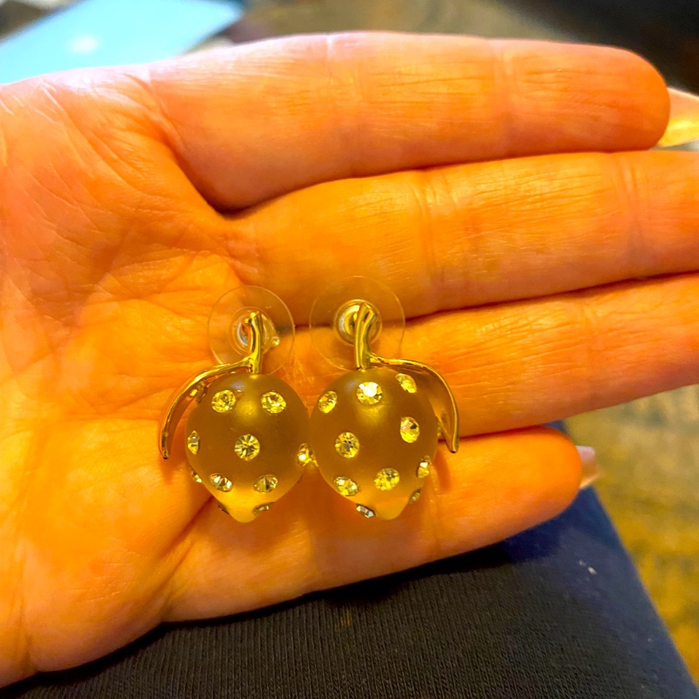 Ann Taylor, lemon drop earrings